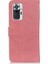 Khazneh Manyetik Toka Tasarım Cüzdanı Pu Deri Telefon Standı Kabuklu Xiaomi Redmi Note 10 Pro-Pink Için (Yurt Dışından) 3