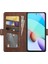 Pu Deri Tam Koruma Cüzdan Kapak Stand Kılıfı Xiaomi Redmi Için Manyetik Çift Tokalı 10 Prime/redmi 10-Coffee (Yurt Dışından) 4