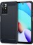 Fırçalanmış Karbon Fiber Yüzey Yumuşak Tpu Xiaomi Redmi Için Telefon Geri Kılıf Not 11 4g (Mediatek)/10 4g (2021)/10 2022 4g/10 Prime-Blue (Yurt Dışından) 1