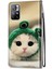 Desen Baskı Iyi Korunmuş Manyetik Kapanma Stand Cüzdan Pu Deri+Tpu Telefon Kapağı Xiaomi Redmi Için Kayış ile Not 11 5g (Çin) (Mediatek)/redmi Note 11T 5g/redmi Note 11S 5g (Yurt Dışından) 4