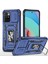 Xiaomi Için Zırh Serisi Redmi 10 4g (2021)/REDMI 10 2022 4g/redmi Not 11 4g (Mediatek) Kickstand Case Slayt Kamera Koruması Pc+Tpu Çift Layla Sağlam Kapak Dark Mavi (Yurt Dışından) 1