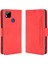 Pu Deri Cüzdan Stand Kapak Kılıfı Xiaomi Redmi 9 (Hindistan)/xiaomi Redmi 9c/redmi 9c Nfc/redmi 10A-KIRMIZI (Yurt Dışından) 4