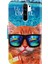 Desen Baskı Flip Deri Kasa Cüzdan Telefon Kapağı Xiaomi Redmi 9 Soğuk Kedi (Yurt Dışından) 4