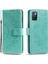 Xiaomi Için Redmi 10 4g (2021)/REDMI 10 2022 4g/redmi 10 Prime/redmi Not 11 4g (Mediatek) Basılı Mandala Çiçek Pu Deri Deri Cüzdan Stand Telefon Flip Kapak Kılıf Yeşili (Yurt Dışından) 1