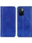 Litchi Doku Bölünmüş Deri Anti Damla Damla Cüzdan Stand Telefon Kapak Kılıfı Xiaomi Redmi Not 11 4g (Mediatek)/redmi 10 4g/redmi 10 2022 4g/10 Prime-Blue (Yurt Dışından) 1