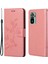 Ayarlanabilir Stand Tasarım Kelebek Çiçekleri Baskı Anti-Çizelge Xiaomi Redmi Için Şık Deri Telefon Cüzdan Kapağı 10 4g (2021)/10 Prime/10 2022 4g/not 11 4g (Mediatek) -Pink (Yurt Dışından) 1