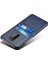 Çift Kart Yuvası ile Pu Deri Kaplı Pc Kabuğu Xiaomi Redmi 9-Blue Için (Yurt Dışından) 4