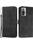 Baskı Rhombus Çizgileri Cilt Dokunuşu Koruyucu Deri Kasa Cüzdan Kapağı Stand ile Xiaomi Redmi Note 10 Pro 4g (Hindistan)/(Global) -Black (Yurt Dışından) 1