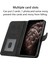 Baskı Rhombus Çizgileri Cilt Dokunuşu Koruyucu Deri Kasa Cüzdan Kapağı Stand ile Xiaomi Redmi Note 10 Pro 4g (Hindistan)/(Global) -Black (Yurt Dışından) 4