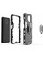 Pc+Tpu Hibrit Kabuk Parmak Yüzük Tutucu Xiaomi Redmi Için Kickstand Case Note 9 5g/redmi Not 9t 5g-Black (Yurt Dışından) 4