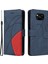 Xiaomi Poco X3 Nfc/poco X3/poco X3 Pro, Bi Renk Ekleme Pu Deri Kılıf (Yurt Dışından) 1