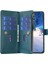Xiaomi Redmi Için BF19 9 Anti-Dust Pu Deri Deri Cüzdan Fermuarlı Cep Telefon Kılıfı Stand Telefon Kapak Yeşil (Yurt Dışından) 4