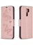 Baskı Kelebekleri Cüzdan Stand Flip Deri Telefon Kabuğu Xiaomi Redmi 9 Rose Altın (Yurt Dışından) 4