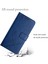 Stripe Deri Telefon Kılıfı Düz ​​renkli Cüzdan Telefon Kabuğu Xiaomi Redmi 10 4g (2021)/REDMI 10 2022 4g/redmi Not 11 4g (Mediatek)/redmi 10 Prime-Blue (Yurt Dışından) 3