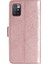 Xiaomi Için Redmi 10 4g (2021)/REDMI 10 2022 4g/redmi 10 Prime/redmi Not 11 4g (Mediatek) Baskılı Mandala Çiçek Pu Deri Deri Cüzdan Stand Telefon Flip Cover Kapak Kılıfı Golü Altın (Yurt Dışından) 3