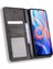 Mozaik Sınır Deseni Birleştirme Deri Cüzdan Standı Xiaomi Için Manyetik Toka Telefon Kabuğu Kasası Not 11 5g (Çin) (Mediatek)/not 11T 5g/not 11S 5g-Black (Yurt Dışından) 4