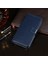 Çılgın At Dokusu Tam Vücut Koruma Cüzdan Stand Folio Xiaomi Redmi Için Deri Kılıf 10 4g (2021)/10 Prime/10 2022 4g/not 11 4g (Mediatek) -Dark Mavi (Yurt Dışından) 2