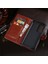 Çılgın At Dokusu Tam Vücut Koruma Cüzdan Stand Folio Xiaomi Redmi Için Deri Kılıf 10 4g (2021)/10 Prime/10 2022 4g/not 11 4g (Mediatek) -Dark Mavi (Yurt Dışından) 4