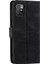 Xiaomi Için Redmi 10 4g (2021)/REDMI 10 2022 4g/redmi Not 11 4g (Mediatek)/redmi 10 Prime Ekleme Dikişli Pu Deri Stand Cüzdan Telefon Kılıfı Koruyucu Kapak Black (Yurt Dışından) 3