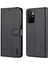 Deri Cüzdan Stand Telefon Kılıfı Flip Kart Yuvaları Xiaomi Redmi Için Tam Telefon Kabuğu Korunmalı 10 4g (2021)/REDMI 10 2022 4g/redmi Not 11 4g (Mediatek)/redmi 10 Prime-Black (Yurt Dışından) 1
