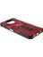 Manyetik Metal Sac Tasarım Zırh Pc Tpu Combo Xiaomi Poco X3/poco X3 Pro/poco X3 Nfc-Red Için Kickstand ile Şok Geçirmez Telefon Kılıfı (Yurt Dışından) 4