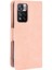 Manyetik Kapanma Çekmeye Dayanıklı Kılıf Çok Kart Yuvası Tasarım Pu Deri Telefon Kapağı Xiaomi Redmi Note 11 Pro+ 5g/redmi Note 11 Pro 5g (Çin) (Mediatek) -Pink (Yurt Dışından) 3