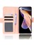 Manyetik Kapanma Çekmeye Dayanıklı Kılıf Çok Kart Yuvası Tasarım Pu Deri Telefon Kapağı Xiaomi Redmi Note 11 Pro+ 5g/redmi Note 11 Pro 5g (Çin) (Mediatek) -Pink (Yurt Dışından) 4