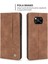Retro Style Stand Cüzdan Telefon Kılıfı Pu Deri Otomatik Kapanış Xiaomi Için Manyetik Koruyucu Kapak Poco X3/poco X3 Nfc/poco X3 Pro-Brown (Yurt Dışından) 2