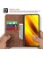 Retro Style Stand Cüzdan Telefon Kılıfı Pu Deri Otomatik Kapanış Xiaomi Için Manyetik Koruyucu Kapak Poco X3/poco X3 Nfc/poco X3 Pro-Brown (Yurt Dışından) 3