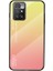 Temperli Cam+Tpu Çerçeve Ince Işık Koruyucu Hibrit Kapak Kılıfı Xiaomi Redmi 10 4g (2021)/10 2022 4g/not 11 4g (Mediatek) -Yellow Pembesi (Yurt Dışından) 1