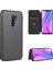 Karbon Fiber Oto-Emilen Deri Standı Cep Telefonu Kılıfı Xiaomi Redmi 9-Black (Yurt Dışından) 1