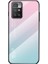 Temperli Cam+Tpu Çerçeve Ince Işık Koruyucu Hibrit Kapak Kılıfı Xiaomi Redmi 10 4g (2021)/10 2022 4g/not 11 4g (Mediatek) -Pink Mavisi (Yurt Dışından) 1