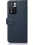 Khazneh Rfid Litchi Engelleme Dokusu Telefon Kabuğu Iyi Korumalı Anti-Hırsızlık, Xiaomi Için Stant Cüzdanı ile Deri Kapak Not 11 Pro 5g (Çin) (Mediatek)/11 Pro+ 5g-Blue (Yurt Dışından) 4