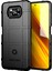 Tpu Kapak Şoku Dirençli Kare Izgara Doku Telefonu Xiaomi Için Poco X3 Nfc/xiaomi Poco X3-Black (Yurt Dışından) 1