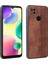 Xiaomi Için Redmi 10A/REDMI 9c/redmi 9c Nfc Pu Deri Kaplamalı Tpu Kılıf Anti-Düşük Basılı Desenli Desen Telefon Kapak-Kahverengi (Yurt Dışından) 1
