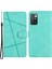 Xiaomi Için Redmi 10 2022 4g/redmi Not 11 4g (Mediatek)/redmi 10 4g (2021)/REDMI 10 Prime Phone Kılıf Çılgın At Doku Pu Deri Cüzdan Kapağı Kayış-Yeşil (Yurt Dışından) 1