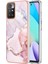 Mermer Tasarım Elektrokaplatma Kenarı Imd Iml Tpu Xiaomi Redmi Için Scratch-Dirençli Telefon Geri Kapak Kılıfı Not 11 4g (Mediatek)/10 4g (2021)/10 2022 4g/10 Prime-Rose Gold (Yurt Dışından) 1