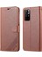 Xiaomi Redmi Için Not 11 5g (Çin) (Mediatek)/not 11T 5g/not 11S 5g Pu Deri Anti-Drop Çift Taraflı Manyetik Toka Cüzdan Tasarımı Tasarım Telefon Vaka-Kahverengi (Yurt Dışından) 1