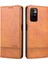 Dayanıklı Cüzdan Tasarımı Pu Deri Deri Şok Geçirmez Telefon Kapak Kılıfı Xiaomi Redmi 10 4g (2021)/REDMI 10 2022 4g/redmi Not 11 4g (Mediatek)/redmi 10 Prime-Brown (Yurt Dışından) 1