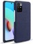 Telefon Kapağı Xiaomi Redmi Için Iyi Korumalı Bez Kaplamalı Plastik Telefon Kılıfı Not 11 4g (Mediatek)/10 4g (2021)/10 2022 4g-Blue (Yurt Dışından) 1
