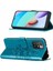 Şok Geçirmez Kelebek Çiçek Deseni Deri Cüzdan Xiaomi Için Bilek Kayışı ile Telefon Kılıfı Not 11 4g (Mediatek)/10 4g (2021)/10 2022 4g/10 Prime-Blue (Yurt Dışından) 4