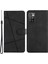 Xiaomi Için Redmi 10 2022 4g/redmi Not 11 4g (Mediatek)/redmi 10 4g (2021)/REDMI 10 Prime Phone Kılıf Çılgın At Doku Pu Deri Cüzdan Kapağı Kayış-Siyah ile (Yurt Dışından) 1
