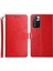 Şık Baskılı Y Şeklindeki Çizgiler Manyetik Pu Deri Stand Flip Cüzdan Telefon Kapağı Xiaomi Redmi Için Kayış ile Not 11+ 5g/redmi Not 11 Pro 5g (Çin) (Mediatek) -Red (Yurt Dışından) 1