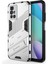 Xiaomi Için Redmi 10 4g (2021)/REDMI 10 2022 4g/redmi Not 11 4g (Mediatek) Zırh Şok Geçirmez Yumuşak Tpu+Sert Pc Kickstand Geri Kapak-Beyaz (Yurt Dışından) 2