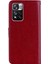 Rhinestone Dekor Baykuş Çiçeği Baskı Pu Deri+ Tpu Telefon Kasası Kapak Xiaomi Için Stant Cüzdanı Not 11 Pro 5g (Çin) (Mediatek)/11 Pro+ 5g-Kırmızı (Yurt Dışından) 4