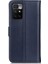 Sıralamaya Dayanıklı Manyetik Toka Deri Telefon Kılıfı Xiaomi Redmi Note 11 4g (Mediatek)/redmi 10 4g/redmi 10 2022 4g/10 Prime-Blue (Yurt Dışından) 4