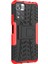 Lastik Doku Şok Dayanıklı Pc+ Tpu Combo Çift Katman Koruyucu Arka Kapak Kickstand ile Xiaomi Redmi Note 11 Pro+ 5g/redmi Note 11 Pro 5g (Çin) (Mediatek) -Red (Yurt Dışından) 3