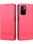 Dayanıklı Cüzdan Tasarım Pu Deri Deri Şok Geçirmez Telefon Kapak Kılıfı Xiaomi Redmi 10 4g (2021)/REDMI 10 2022 4g/redmi Note 11 4g (Mediatek)/redmi 10 Prime-Red (Yurt Dışından) 1