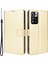 Çılgın At Doku Anti Drop Anti-Drop Şık Pu Deri Cüzdan Xiaomi Redmi Için Kullanışlı Kayış ile Manyetik Kapanma Kılıfı Not 11 Pro+ 5g/redmi Note 11 Pro 5g (Çin) (Mediatek) -Gold (Yurt Dışından) 1