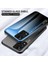 Yumuşak Esnek Tpu Çerçeve Kırpma Dayanıklı Renkli Temperli Cam Telefon Kılıfı Xiaomi Redmi Note 11 Pro 5g (Çin) (Mediatek)/not 11 Pro+ 5g-Blue Siyah (Yurt Dışından) 2